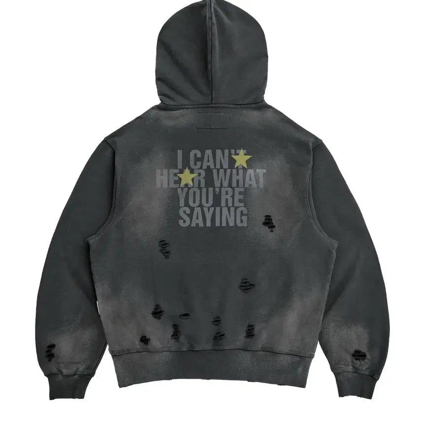 [BUNJANG] The Vinyl House Star Hoodie Black / [m] 더바이닐하우스 스타 후드티 후디 블랙