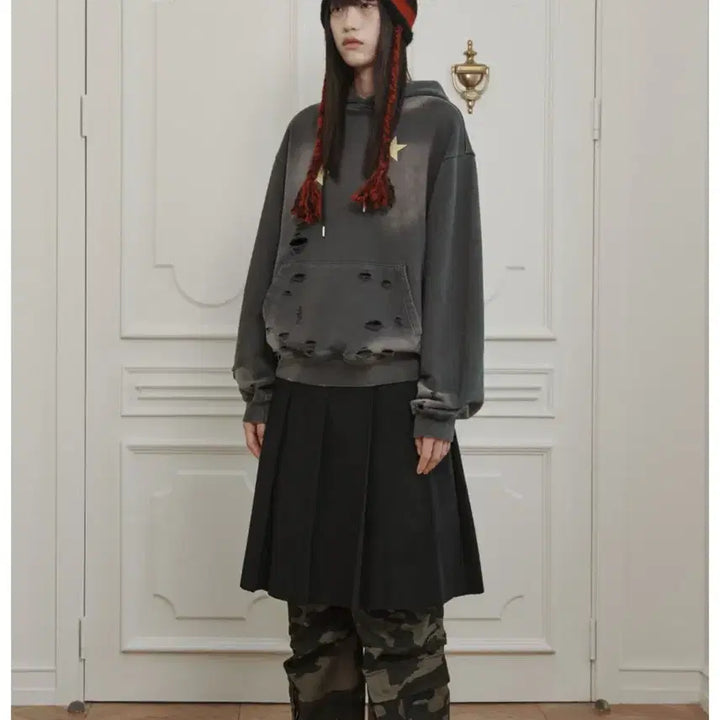 [BUNJANG] The Vinyl House Star Hoodie Black / [m] 더바이닐하우스 스타 후드티 후디 블랙