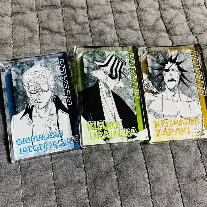 [BUNJANG] Bleach Domino-Style Acrylic Figures Bundle / 블리치 도미노풍 아크릴 그림죠, 우라하라, 켄파치 일괄 판매