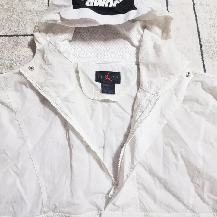 [BUNJANG] Nike Jordan Jumpman Anorak Half-Zip Windbreaker White XXL / 나이키 조던 점프맨 아노락 하프집업 바람막이 화이트 사이즈 XXL 110