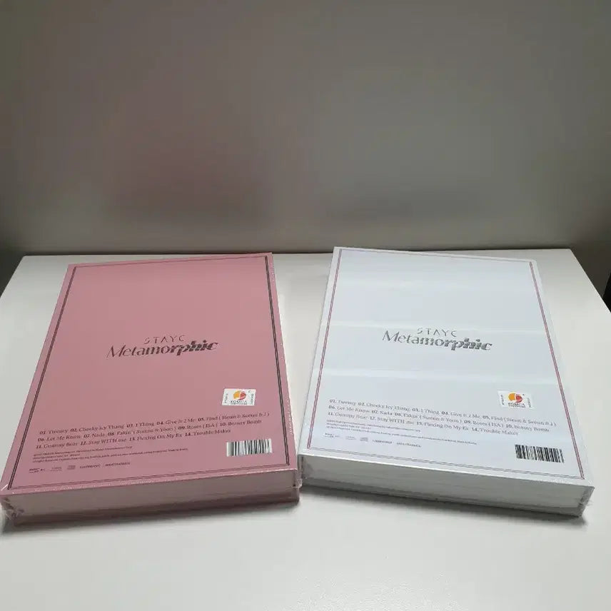 [BUNJANG] STAYC Metamorphic Album Pink/White Set / 스테이씨 Metamorphic 앨범 핑크/화이트 세트