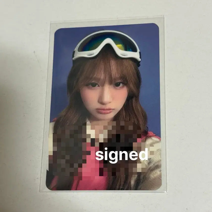 [BUNJANG] NMIXX Sullyoon Signed Photocard (Makestar Winner) / 엔믹스 설윤 메이크스타 당첨자 싸인 포카 포토카드 멬스 스키