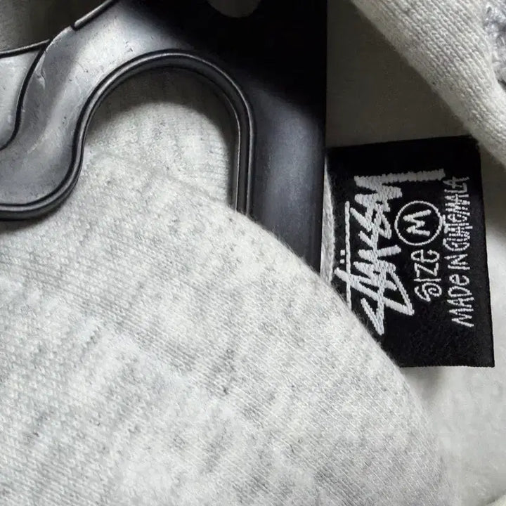 [BUNJANG] Stussy Plush Hoodie Ash Heather M / 스투시 플러시 후드 애쉬 헤더 M