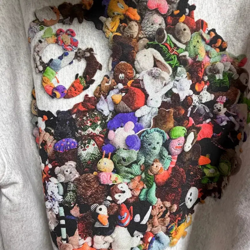 [BUNJANG] Stussy Plush Hoodie Ash Heather M / 스투시 플러시 후드 애쉬 헤더 M