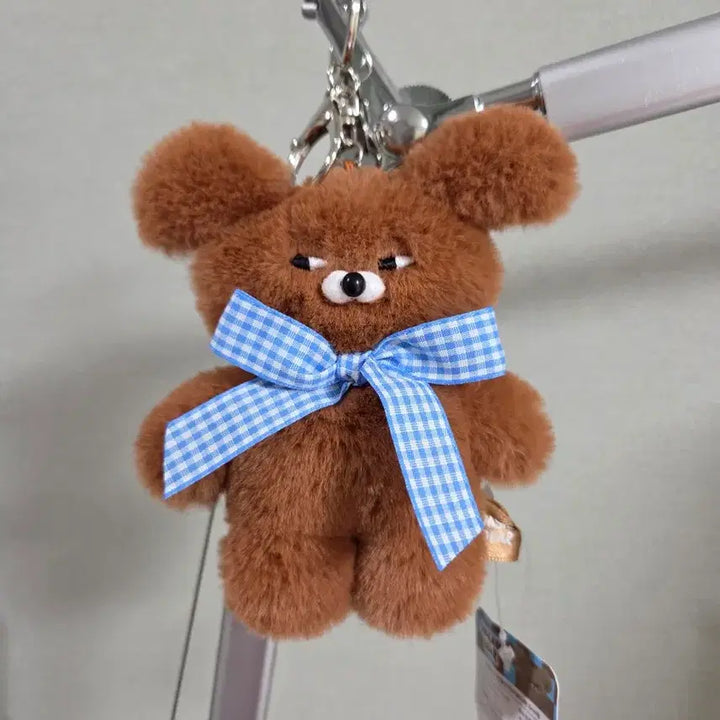 [BUNJANG] Wasabi Bear Brown Bear 13cm Keyring / 와사비베어 브라운 13cm