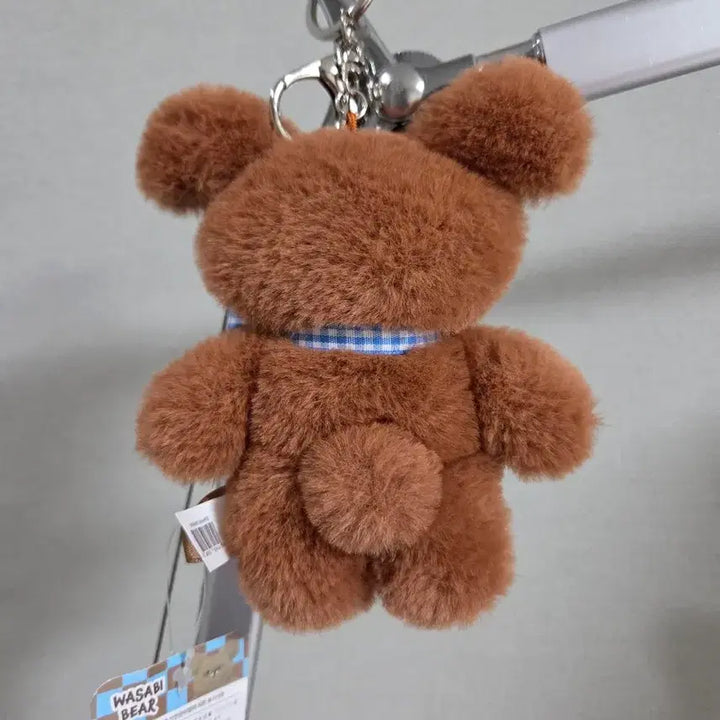 [BUNJANG] Wasabi Bear Brown Bear 13cm Keyring / 와사비베어 브라운 13cm