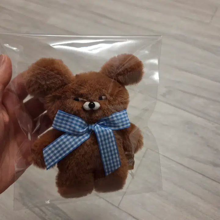 [BUNJANG] Wasabi Bear Brown Bear 13cm Keyring / 와사비베어 브라운 13cm