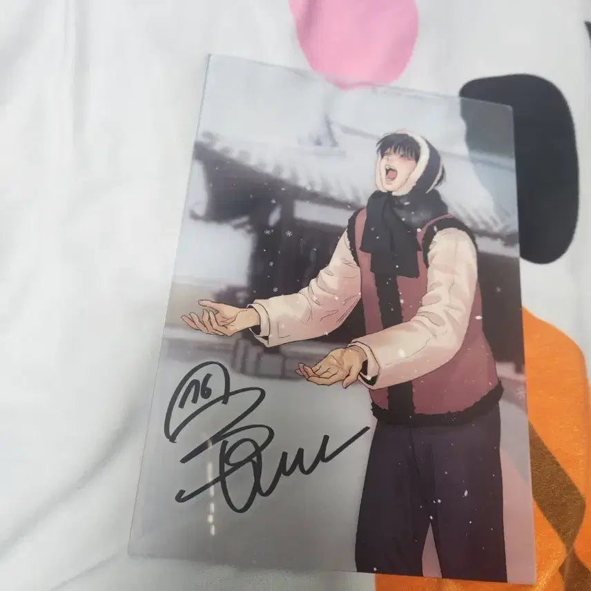 [BUNJANG] Night Painting Acrylic Plate Unsealed / 야화첩  아크릴 플레이트 개봉 싸인인쇄