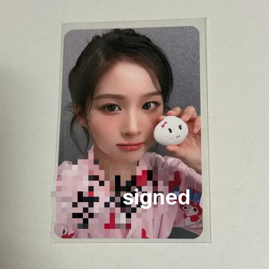 [BUNJANG] NMIXX Sullyoon Makestar Winner Signed Photocard - Banryeodol Version / 엔믹스 설윤 메이크스타 당첨자 싸인 포카 포토카드 멬스 반려돌 버전