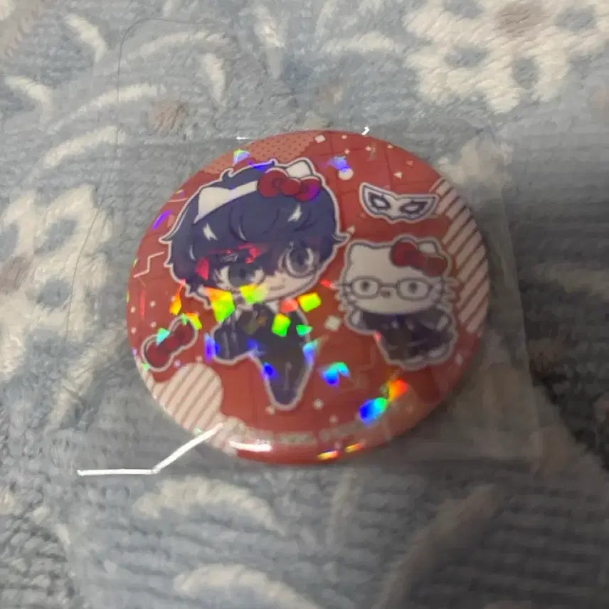 [BUNJANG] Persona 5 Hello Kitty Collaboration Can Badge / 페르소나 페르소나5 헬로키티 콜라보 캔뱃지 판매