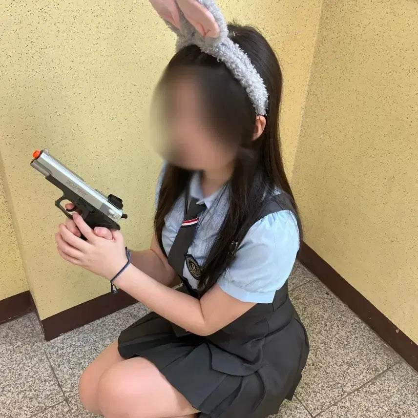 [BUNJANG] Preppy School Uniform Set with Headband / [머리띠 포함] 졸사 프레피룩 영국교복 주디 졸업사진