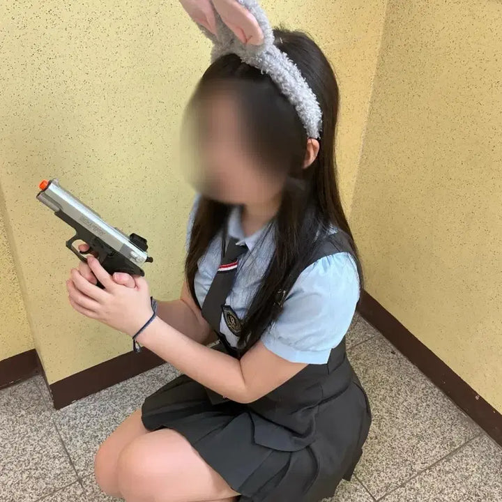 [BUNJANG] Preppy School Uniform Set with Headband / [머리띠 포함] 졸사 프레피룩 영국교복 주디 졸업사진