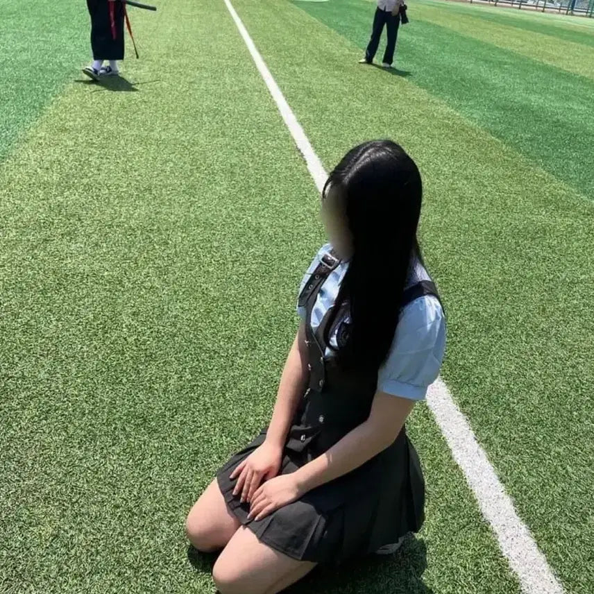 [BUNJANG] Preppy School Uniform Set with Headband / [머리띠 포함] 졸사 프레피룩 영국교복 주디 졸업사진