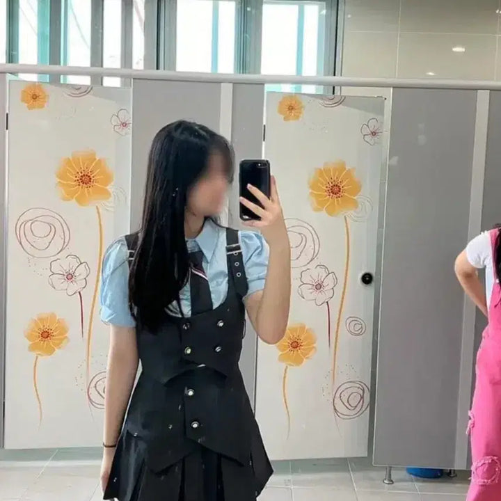 [BUNJANG] Preppy School Uniform Set with Headband / [머리띠 포함] 졸사 프레피룩 영국교복 주디 졸업사진