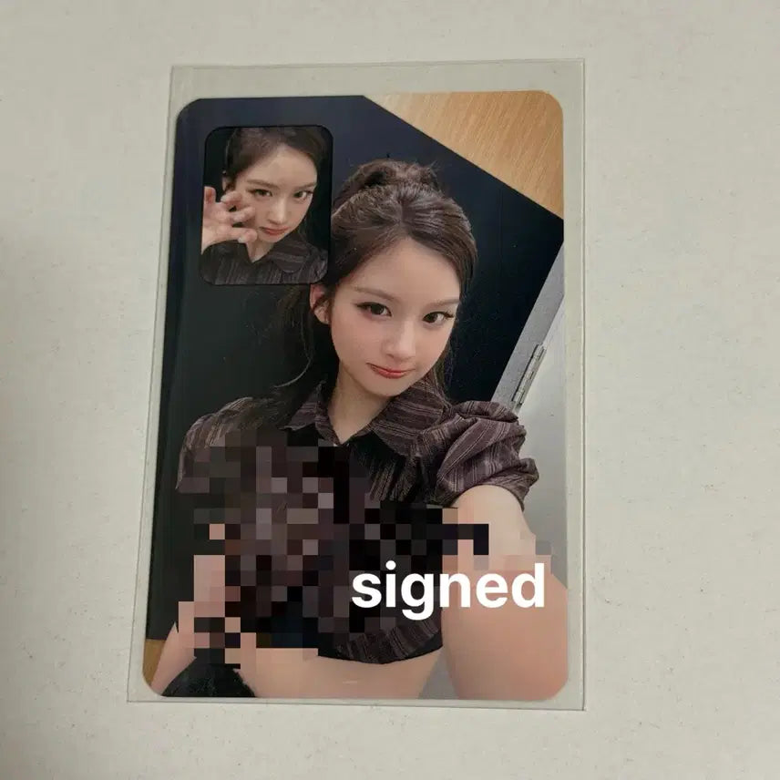 [BUNJANG] NMIXX Sullyoon Makestar Winner Signed Photocard / 엔믹스 설윤 메이크스타 당첨자 싸인 포카 포토카드 멬스