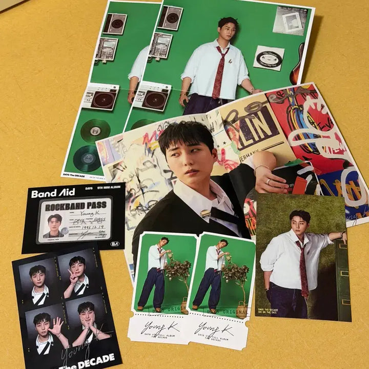 [BUNJANG] Day6 Young K Album Bundle Set / 데이식스 앨범 구성품 영케이 ID카드 포스터 엽서 등