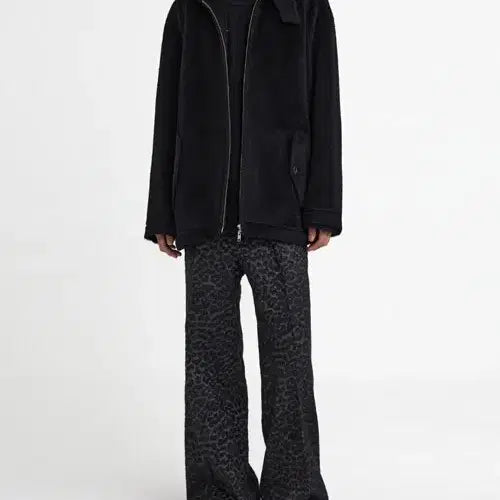 [BUNJANG] Youth Harrington Fur Jacket (M) / 유스 헤링턴 퍼 자켓 M