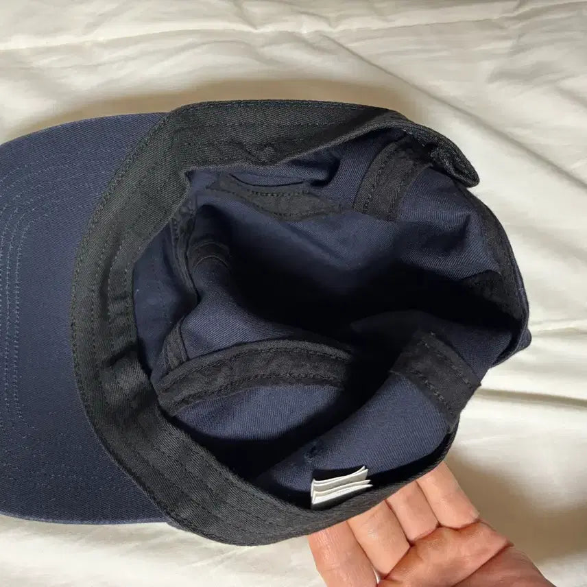 [BUNJANG] Supreme Washed Chino Camp Cap Navy 24FW / 슈프림 워시드 치노 캠프캡 네이비 24fw