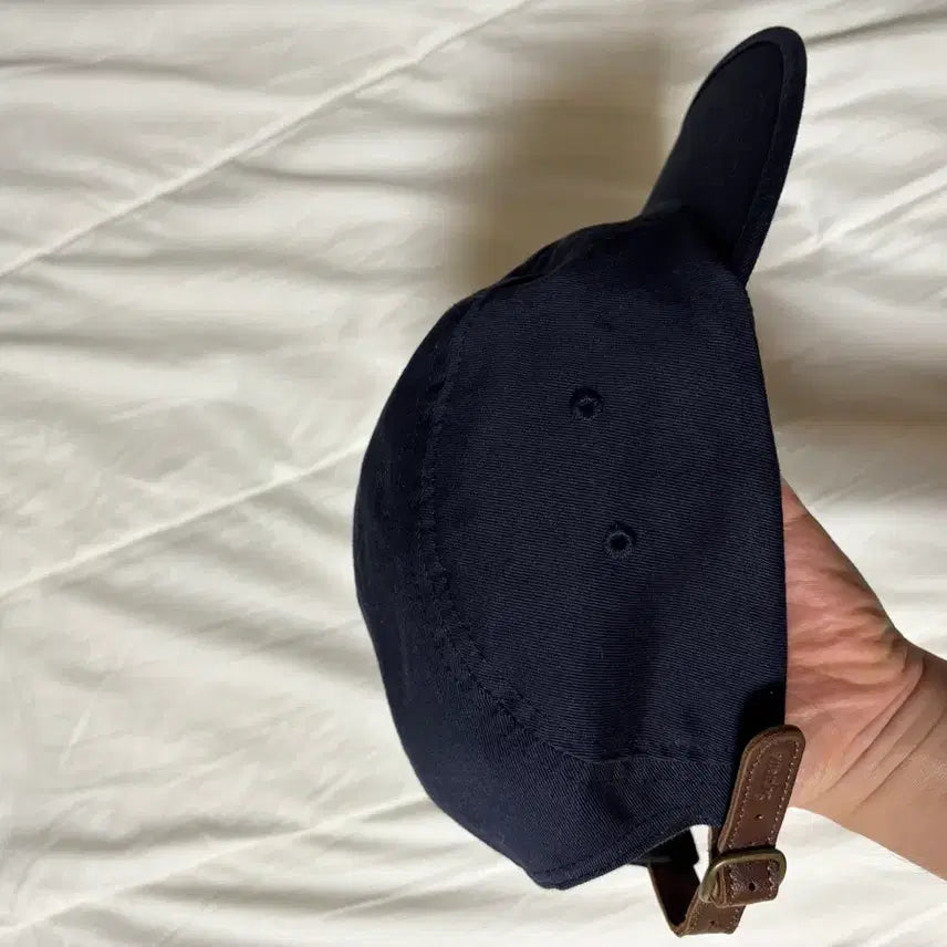 [BUNJANG] Supreme Washed Chino Camp Cap Navy 24FW / 슈프림 워시드 치노 캠프캡 네이비 24fw