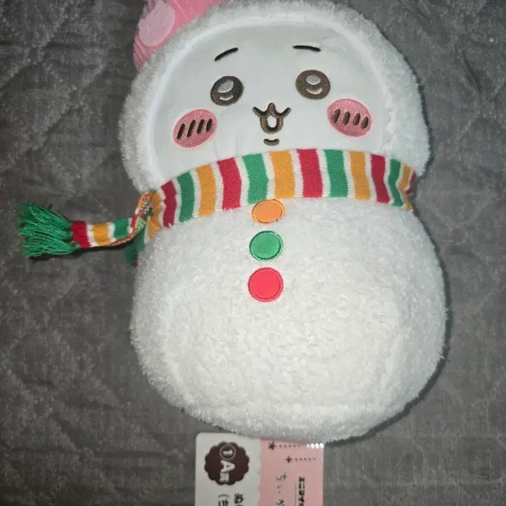 [BUNJANG] Chiikawa Snowman Plush 30cm (Ichiban Kuji A Prize) / 일본 새븐일레븐 제일복권A상 치이카와 눈사람 인형 30cm