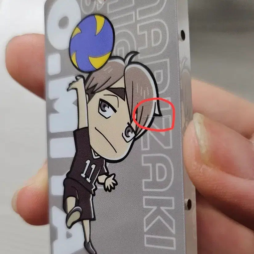[BUNJANG] Haikyuu!! Osamu Acrylic Keychain &amp; Paper Ticket Bundle / 하이큐 지류 티켓&amp;오사무 아크릴 키링 일괄