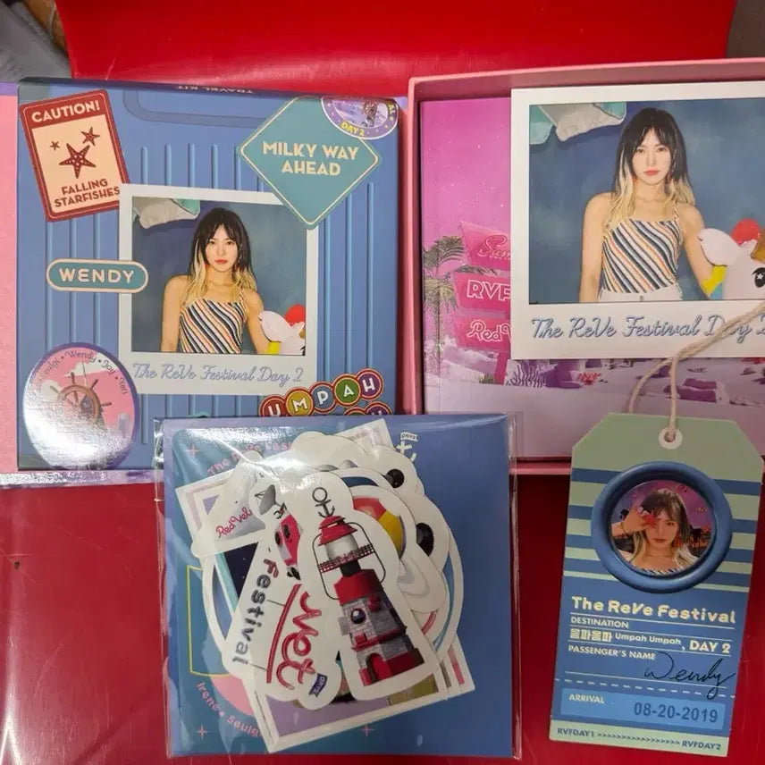 [BUNJANG] Red Velvet Wendy Day 2 Kit Set / 레드벨벳 The Reve Festival Day 2 웬디 세트