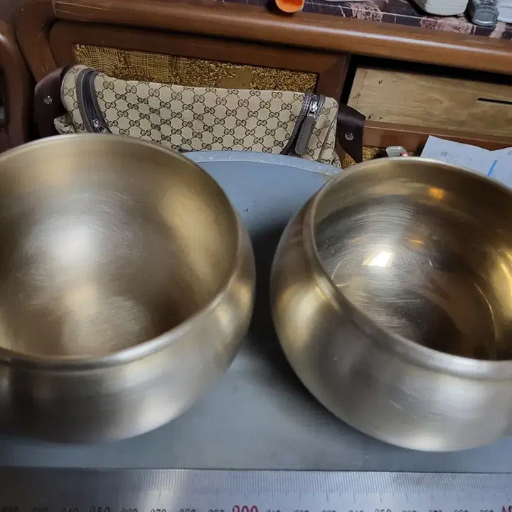 [BUNJANG] Yugi Large Serving Bowl by Master Lee Bong-ju / 유기옥바리
