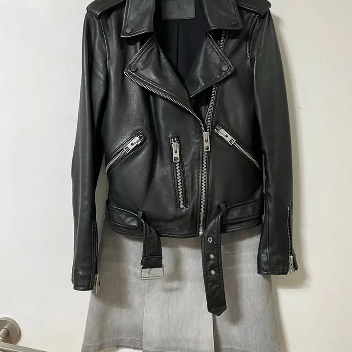 [BUNJANG] AllSaints Balfern Leather Jacket / 올세인츠 라이더 가죽자켓 발펀 34 프랑스 구매