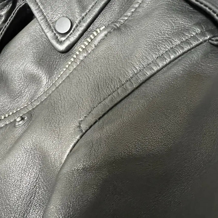 [BUNJANG] AllSaints Balfern Leather Jacket / 올세인츠 라이더 가죽자켓 발펀 34 프랑스 구매