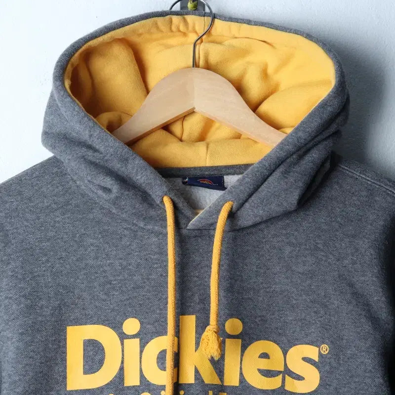 [BUNJANG] Dickies Big Logo Gray Hoodie Y2K / (M) 디키즈 후드티셔츠 빅로고 그레이 Y2K 기모-1740E