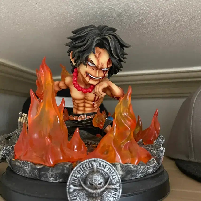 [BUNJANG] One Piece SD Ace Resin Figure / 원피스 sd 레진 에이스 피규어