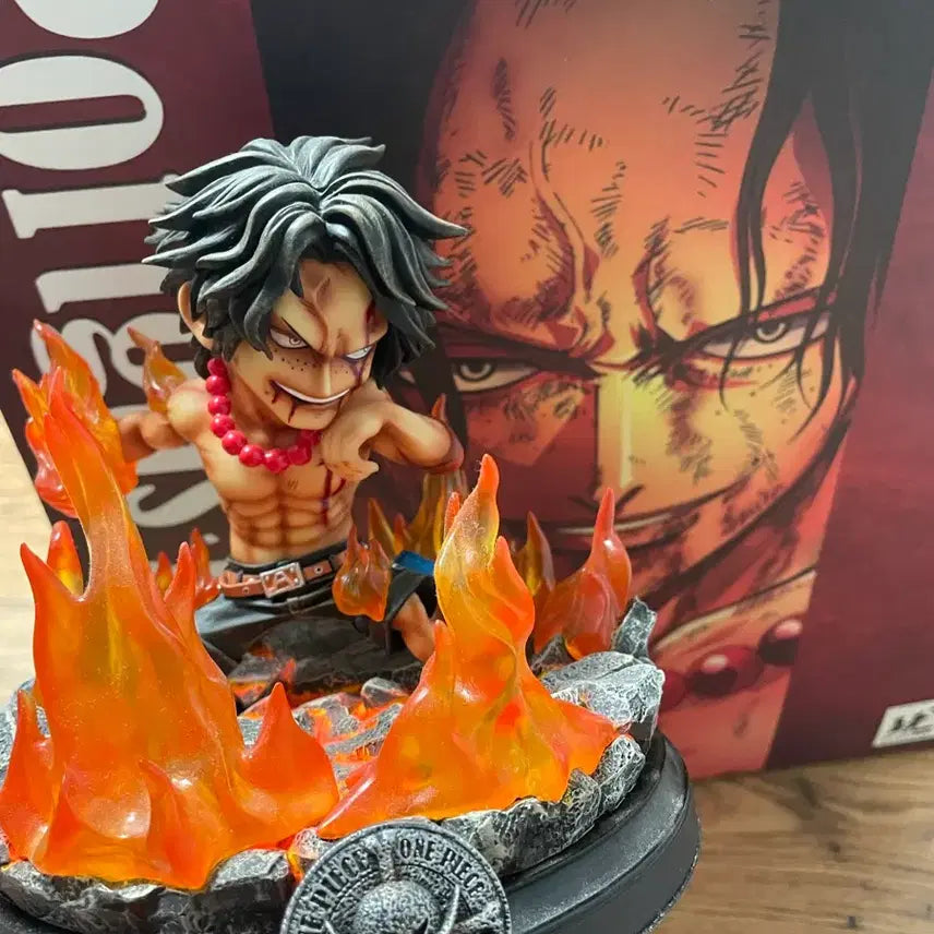 [BUNJANG] One Piece SD Ace Resin Figure / 원피스 sd 레진 에이스 피규어