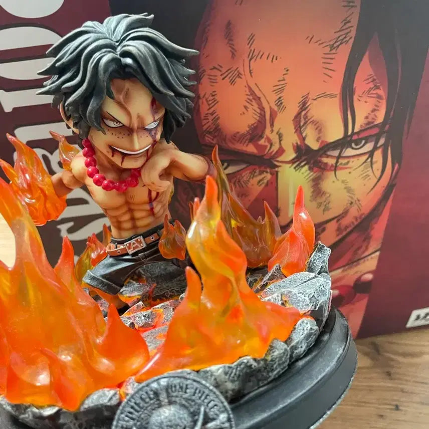 [BUNJANG] One Piece SD Ace Resin Figure / 원피스 sd 레진 에이스 피규어