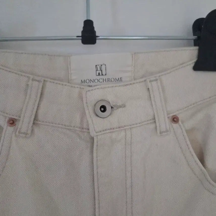 [BUNJANG] Monochrome Denim Pants / 모노크롬 데님팬츠