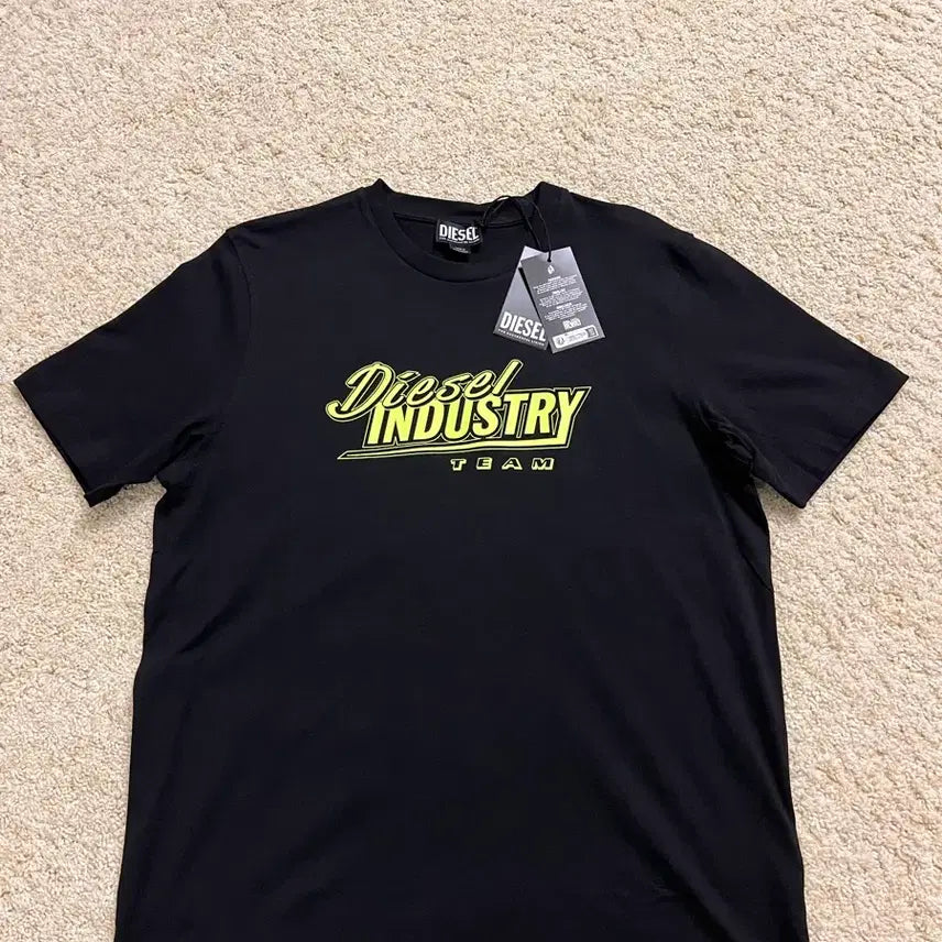 [BUNJANG] Diesel T-Just K45 Deep Black T-Shirt / [새상품] 디젤 T-저스트 K45 반팔 티셔츠 딥 블랙 M (택포/정품)