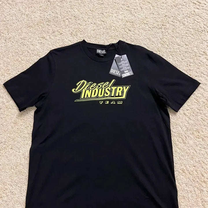 [BUNJANG] Diesel T-Just K45 Deep Black T-Shirt / [새상품] 디젤 T-저스트 K45 반팔 티셔츠 딥 블랙 M (택포/정품)