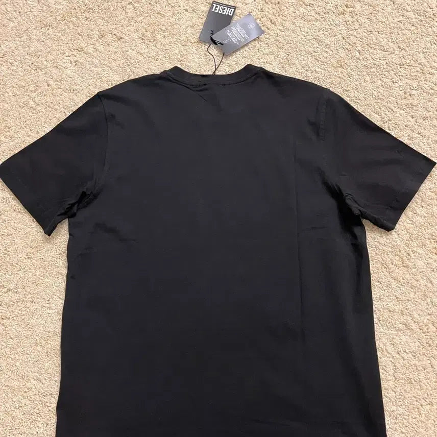 [BUNJANG] Diesel T-Just K45 Deep Black T-Shirt / [새상품] 디젤 T-저스트 K45 반팔 티셔츠 딥 블랙 M (택포/정품)