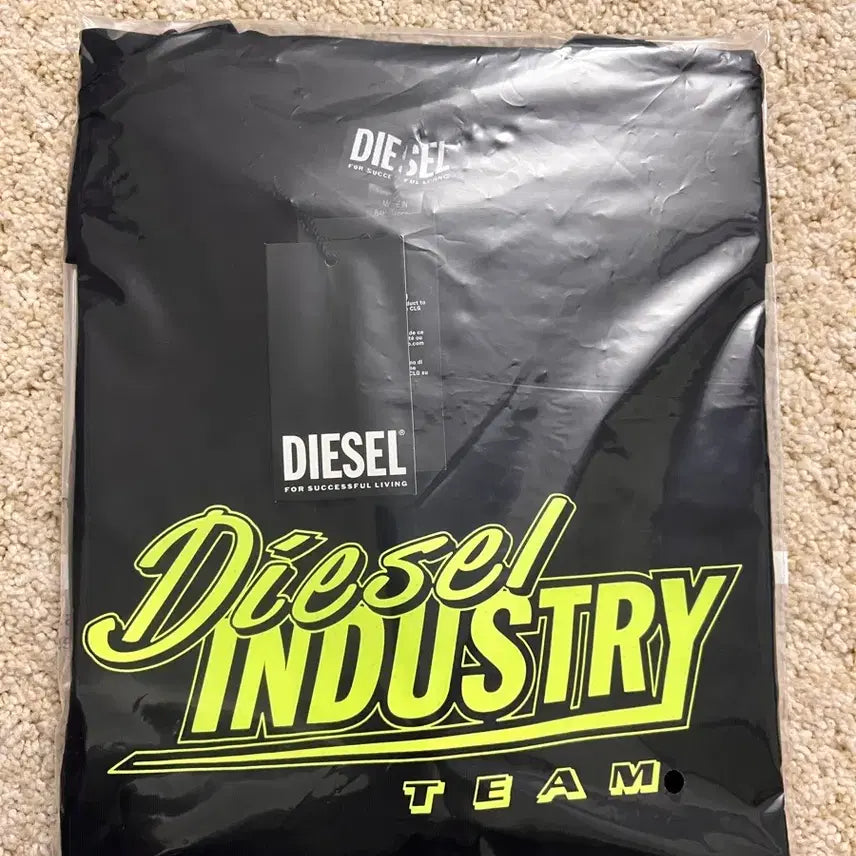 [BUNJANG] Diesel T-Just K45 Deep Black T-Shirt / [새상품] 디젤 T-저스트 K45 반팔 티셔츠 딥 블랙 M (택포/정품)