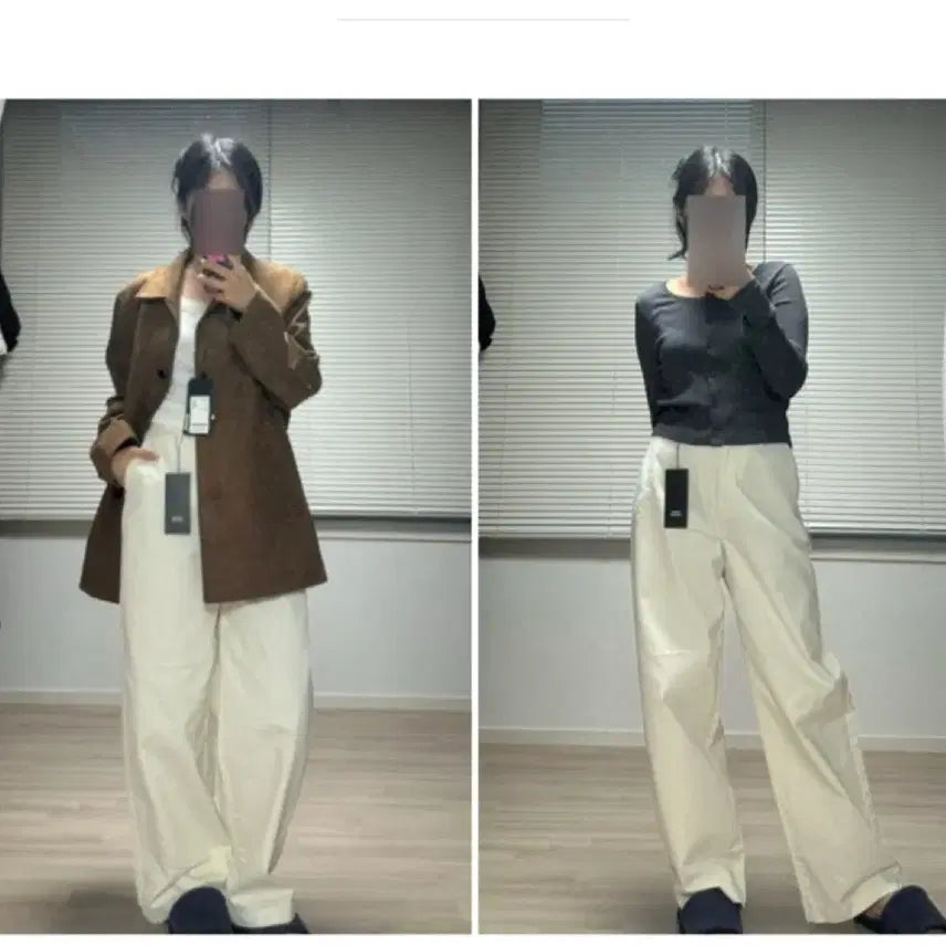 [BUNJANG] Musinsa Curved Pants (Ivory) / 무신사 커브드 팬츠(아이보리)
