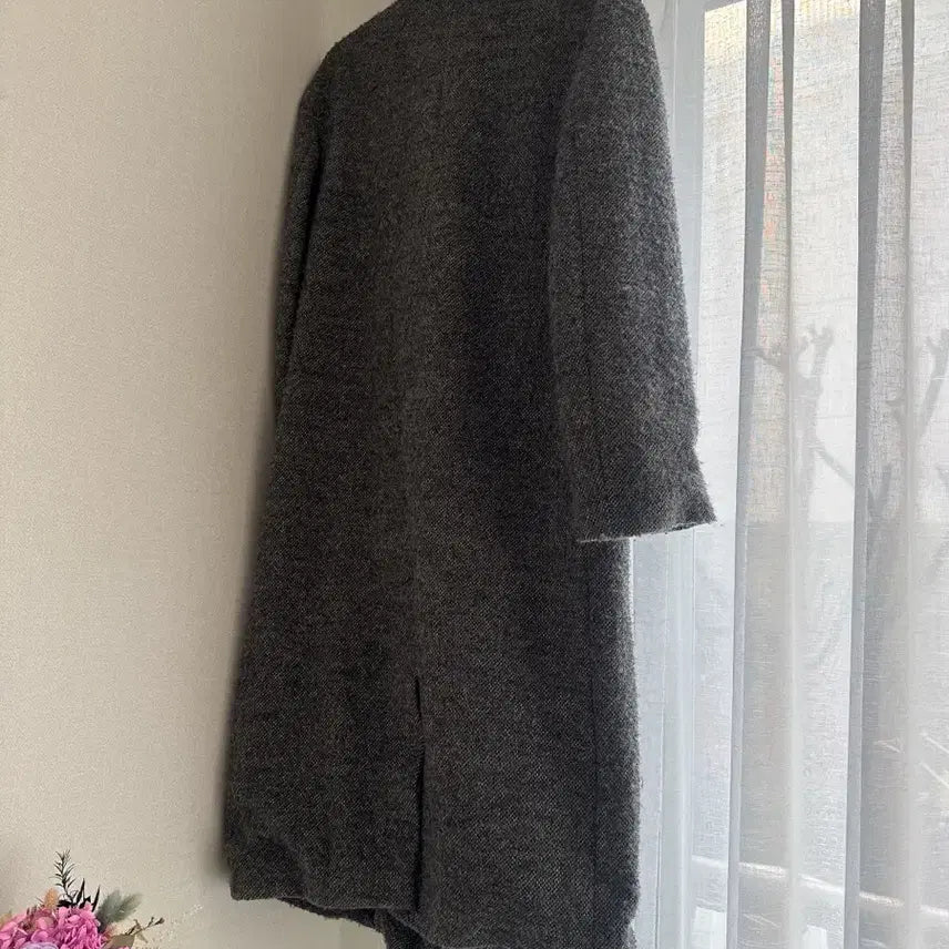 [BUNJANG] ZARA Oversized Grey Wool Blend Coat / 자라 오버핏 그레이 울블랜드 코트
