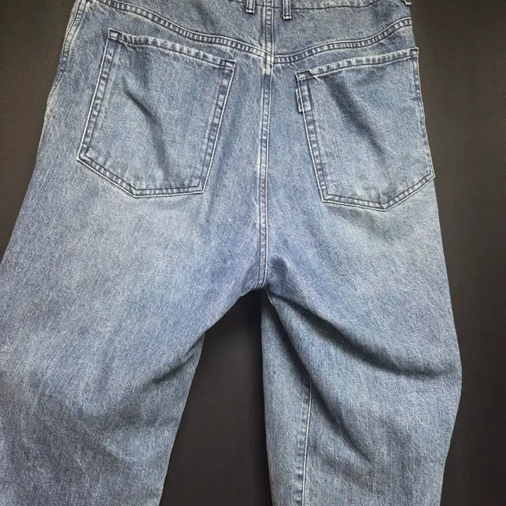 [BUNJANG] Pottery Wide Denim Deep Blue Jeans / 포터리 와이드 데님 딥블루 3