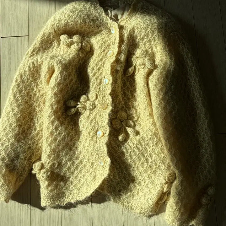 [BUNJANG] Mori no Ie Vintage Fruity Cardigan / 모리노이에 빈티지 열매 대장 가디건