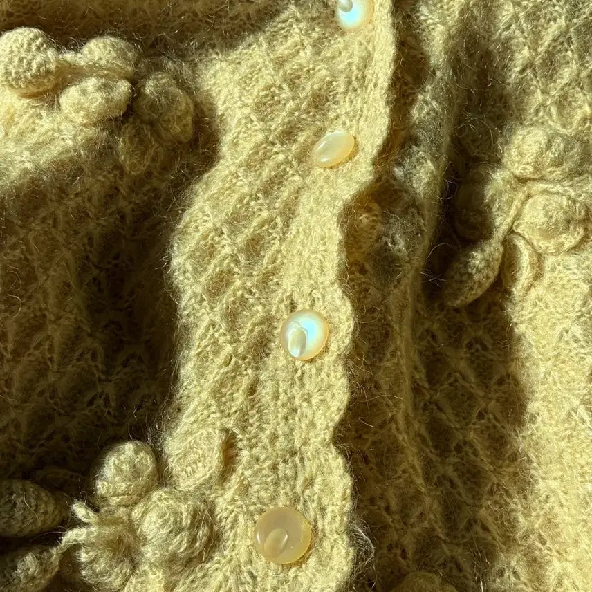 [BUNJANG] Mori no Ie Vintage Fruity Cardigan / 모리노이에 빈티지 열매 대장 가디건