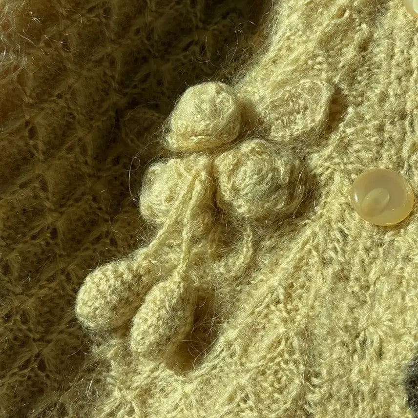 [BUNJANG] Mori no Ie Vintage Fruity Cardigan / 모리노이에 빈티지 열매 대장 가디건