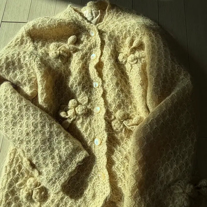 [BUNJANG] Mori no Ie Vintage Fruity Cardigan / 모리노이에 빈티지 열매 대장 가디건