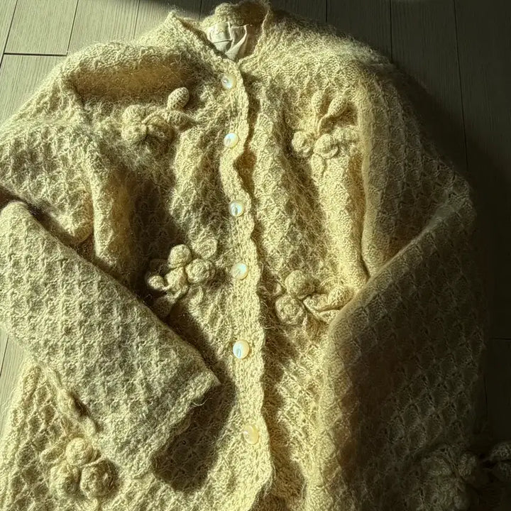 [BUNJANG] Mori no Ie Vintage Fruity Cardigan / 모리노이에 빈티지 열매 대장 가디건