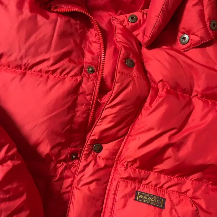 [BUNJANG] Polo Ralph Lauren Red Puffer Jacket / 폴로 랄프로렌 레드 푸퍼 패딩