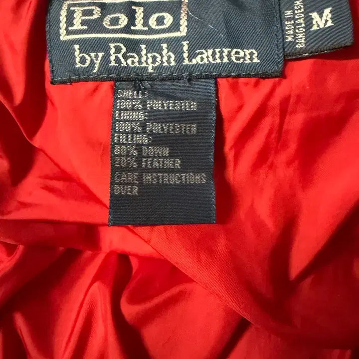 [BUNJANG] Polo Ralph Lauren Red Puffer Jacket / 폴로 랄프로렌 레드 푸퍼 패딩