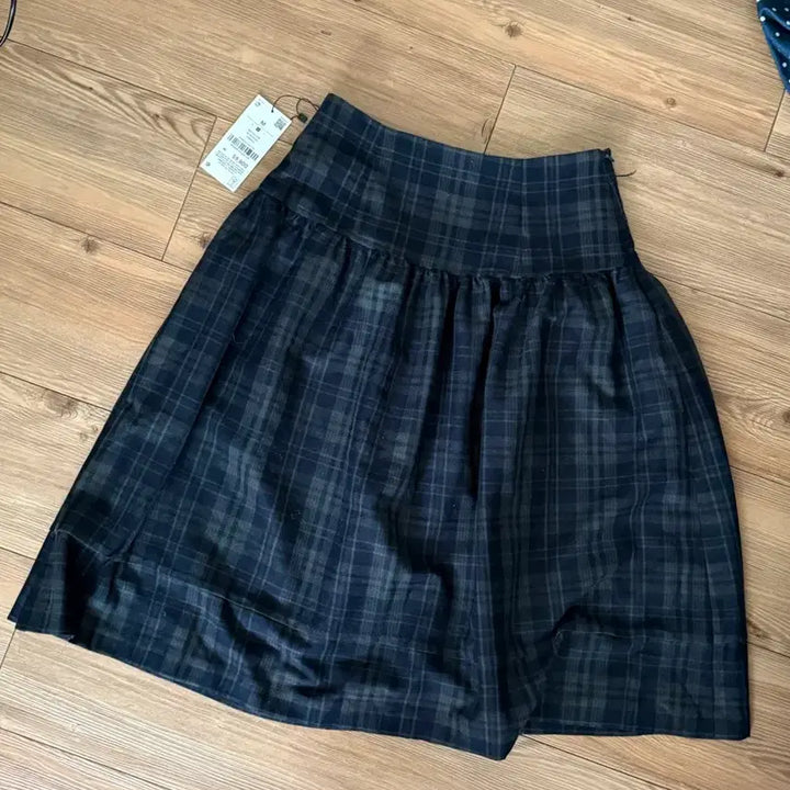 [BUNJANG] MIXXO Checkered Midi Skirt / 미쏘 체크 미디 스커트
