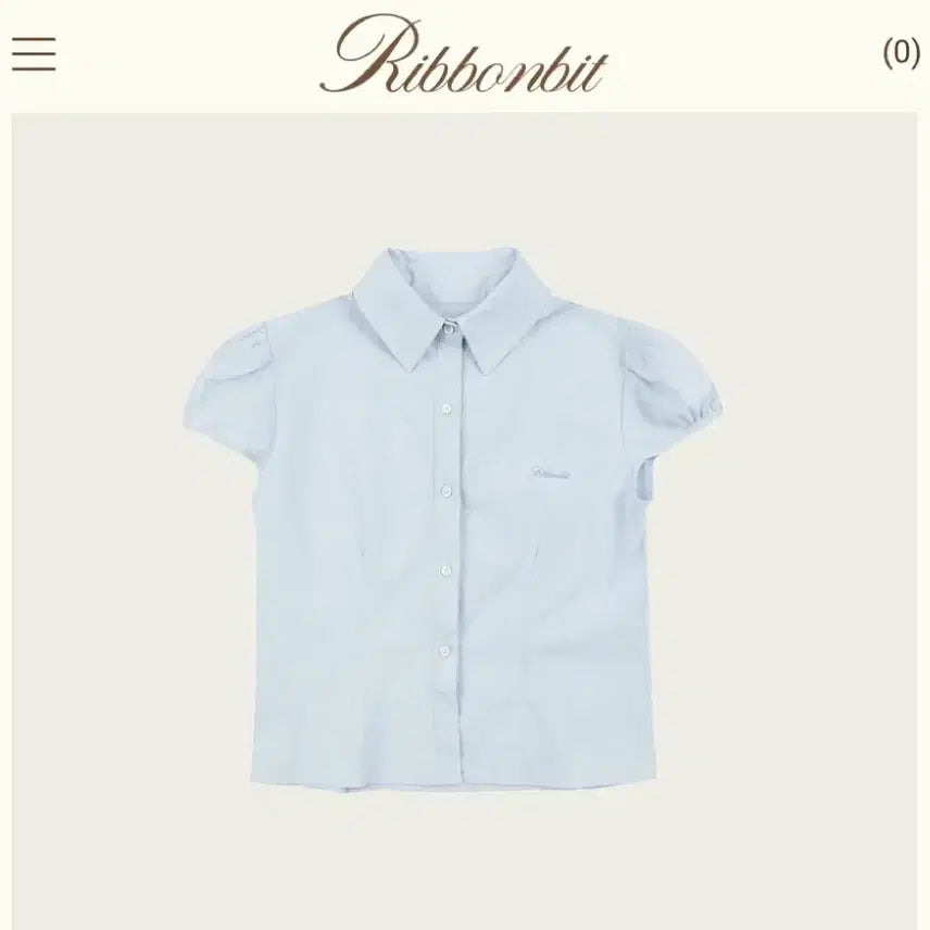 [SOLD OUT] 리본빛 lovi cap sleeve blouse